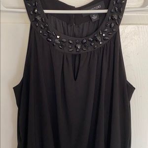 Black embellished jumpsuit